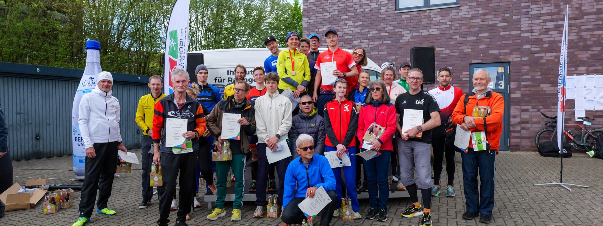 NRW AK Sieger*innen der Landesmeisterschaft Duathlon in Mettmann 2026