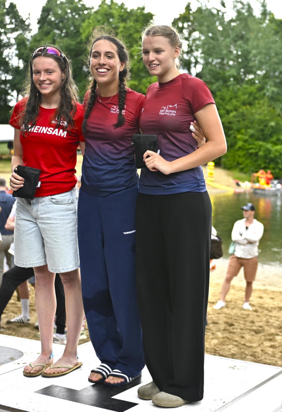 Siegerinnen der Juniorinnen beim NWC in Saerbeck 2026