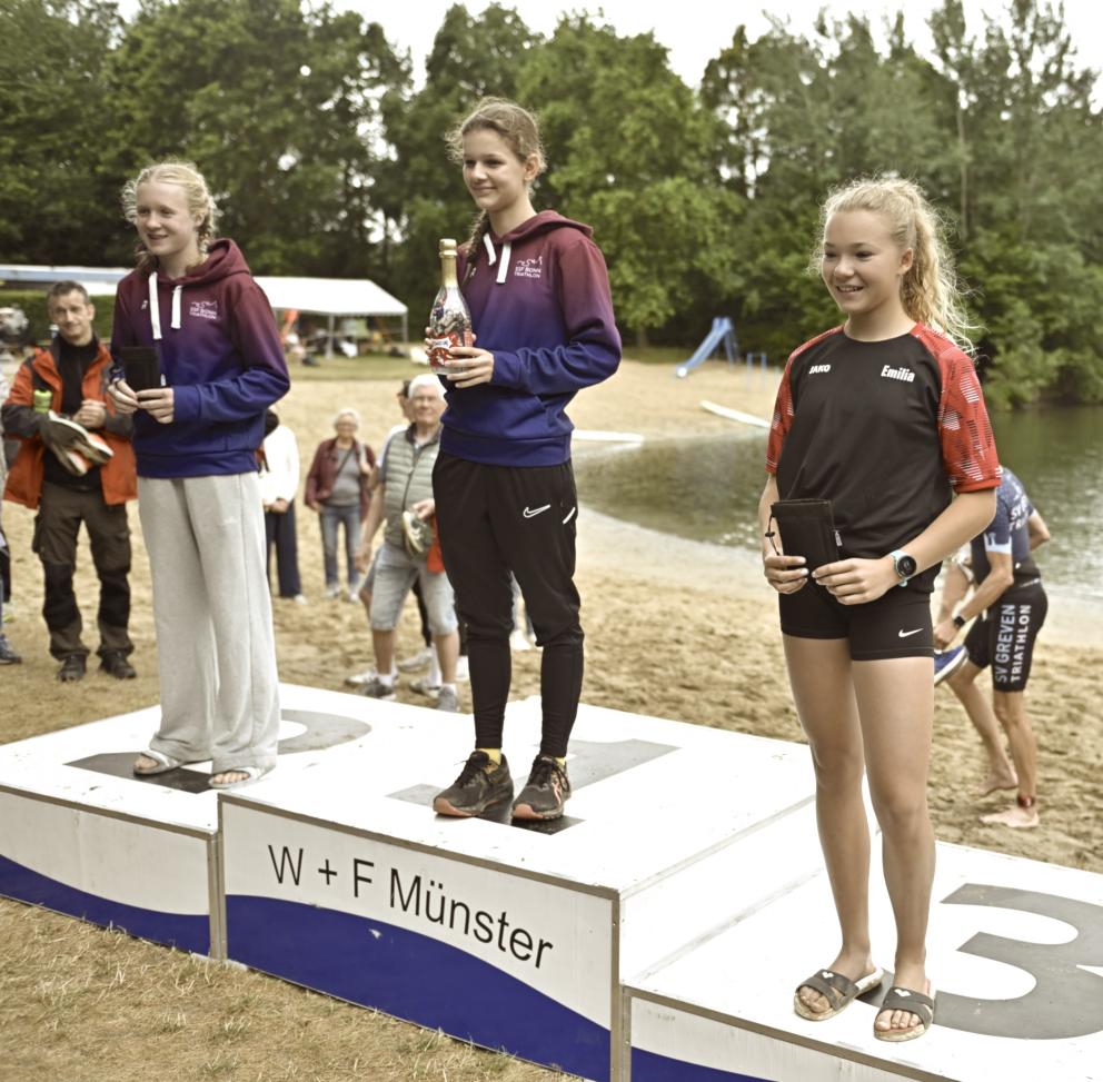 Siegerinnen der Schülerinnen A beim NWC in Saerbeck 2026